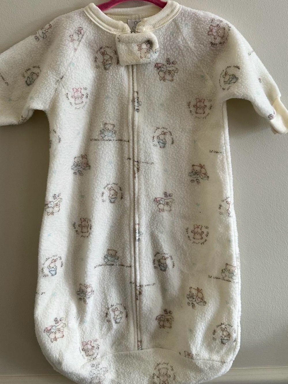 Vintage Carter’s Fleece Sleep Sack